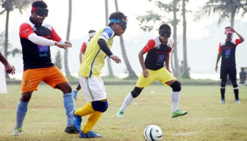 If we aim high and give our all, we can change our destiny. Blind Football