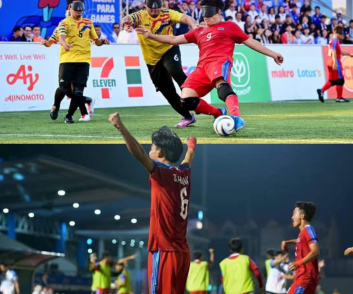 Thailand Claims Double Gold in Blind and CP Football at 13th ASEAN Para Games